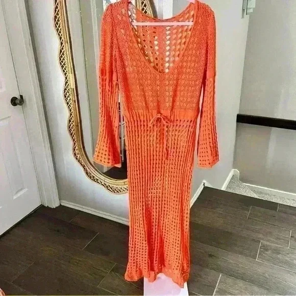 Zara Orange Crochet Swim Coverup is available for purchase on au PAY Market  - Imported Goods Online Store Co.Ltd. | au PAY Market - Online Shopping Site